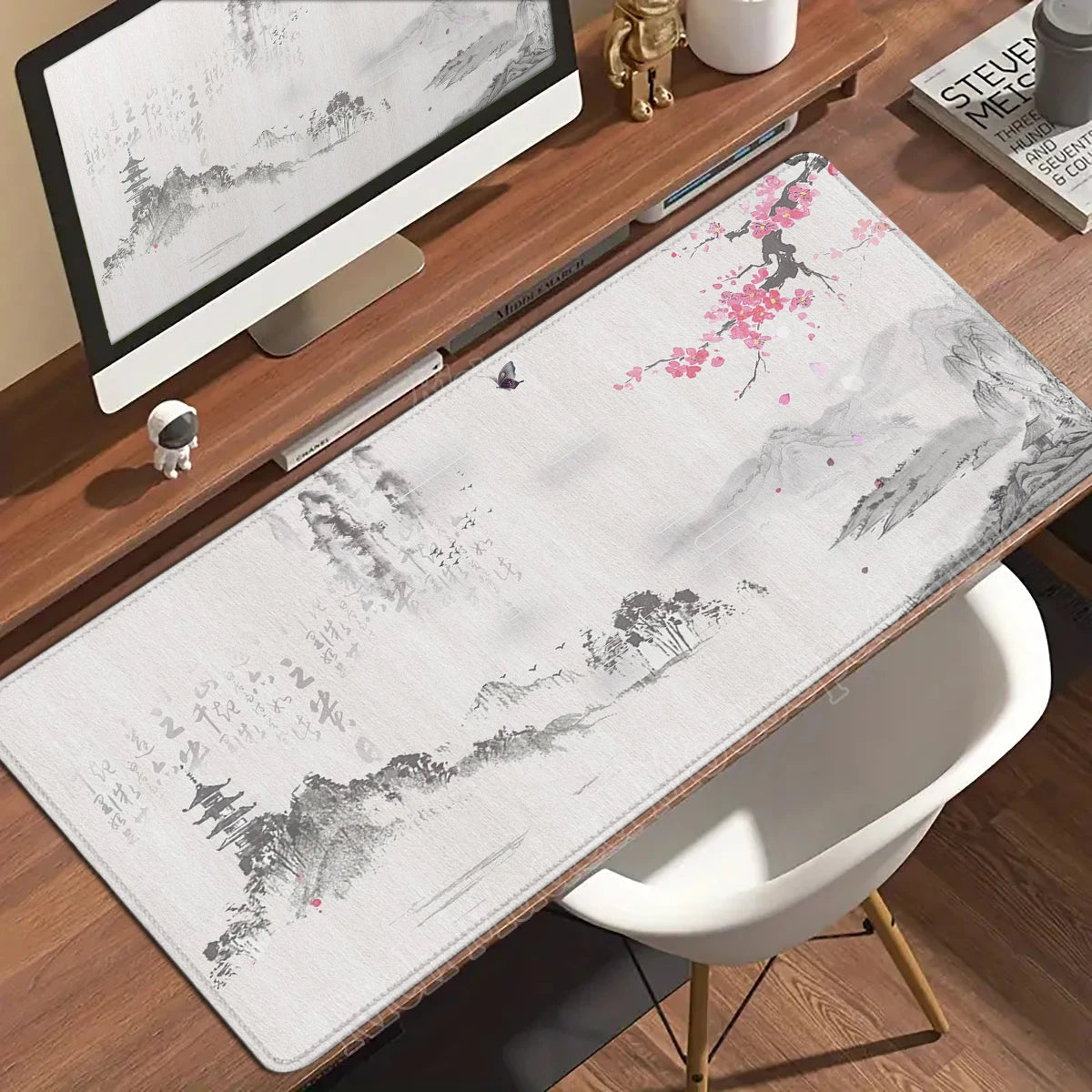 Sakura Japanese Cherry Blossom Mouse Pad Gaming XXL Home Extended Mousepad Large Keyboard pad Office accessories Laptop Mice Pad