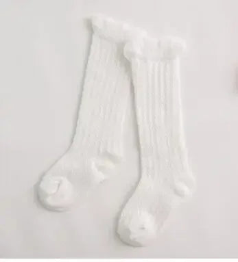 Knee High Socks Girl Long Soft Cotton Lace Baby Socks Kids Socks Meias Princess 2020 New Toddlers Girls Big Bow Children Cartoon