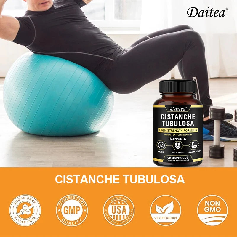 π Cistanche Tubulosa Extract 400mg | Boost Endurance & Muscle Health π