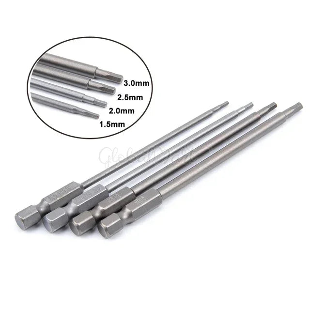 AANEW Metal Hexagonal Wrenches Screw drivers Tools Kit 1.5mm 2.0mm 2.5mm 3.0mm 1.5/2.0/2.5/3.0mm for RC Models Multirotor