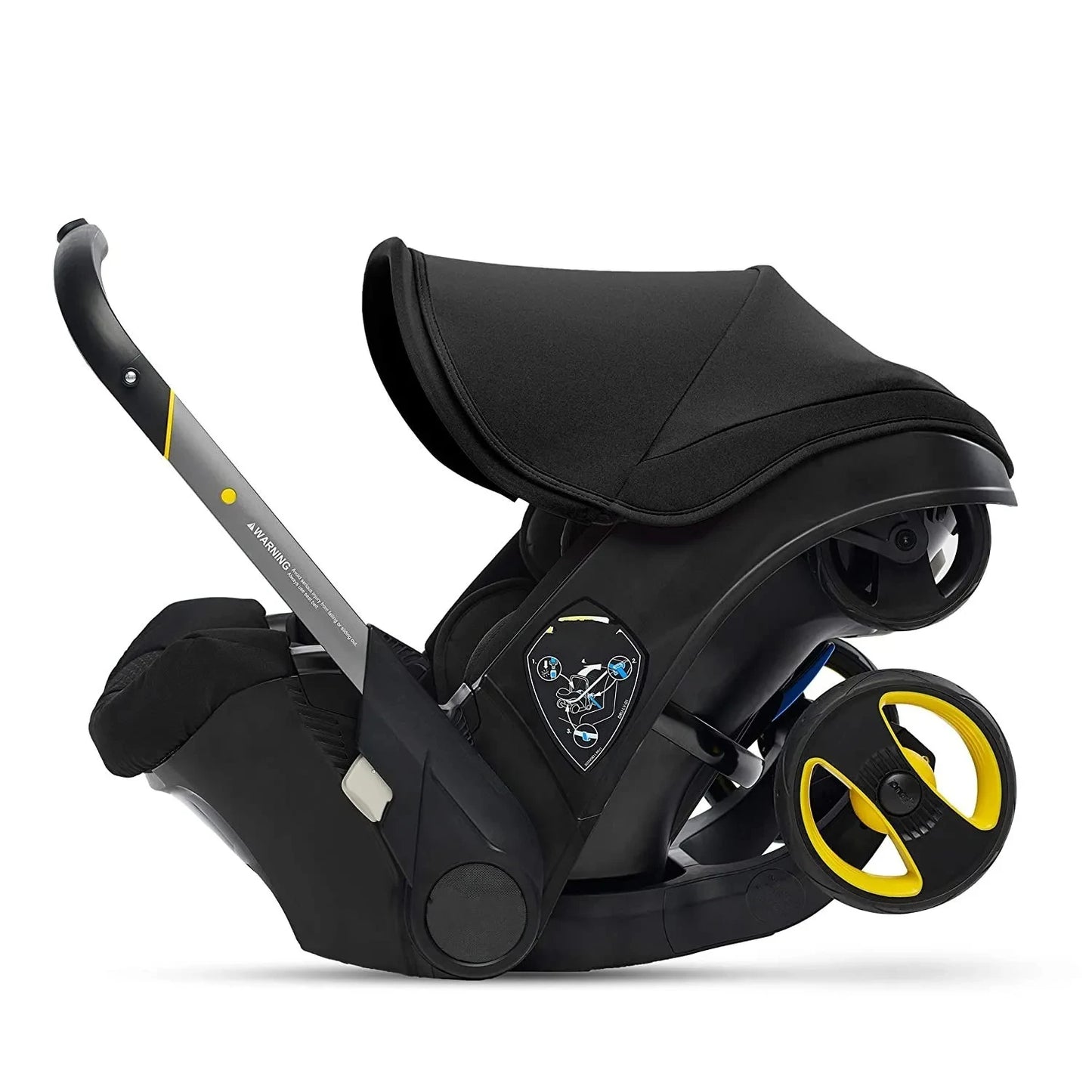 Compact Baby Stroller 4 in 1 Car Seat Stroller Lightweight Pushchair All in One Travel System for Newborns Travel Pram Doona