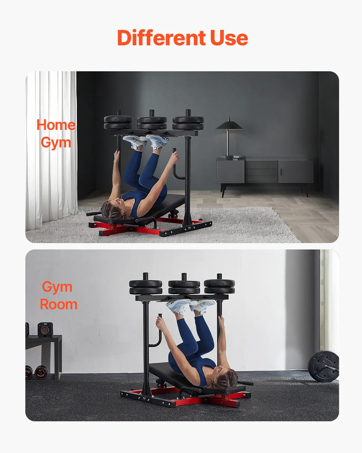SucceBuy Vertical Leg Press Machine, Lower Body Special Home Gym Machine Carbon Steel Leg Press Exercise Training Equipment