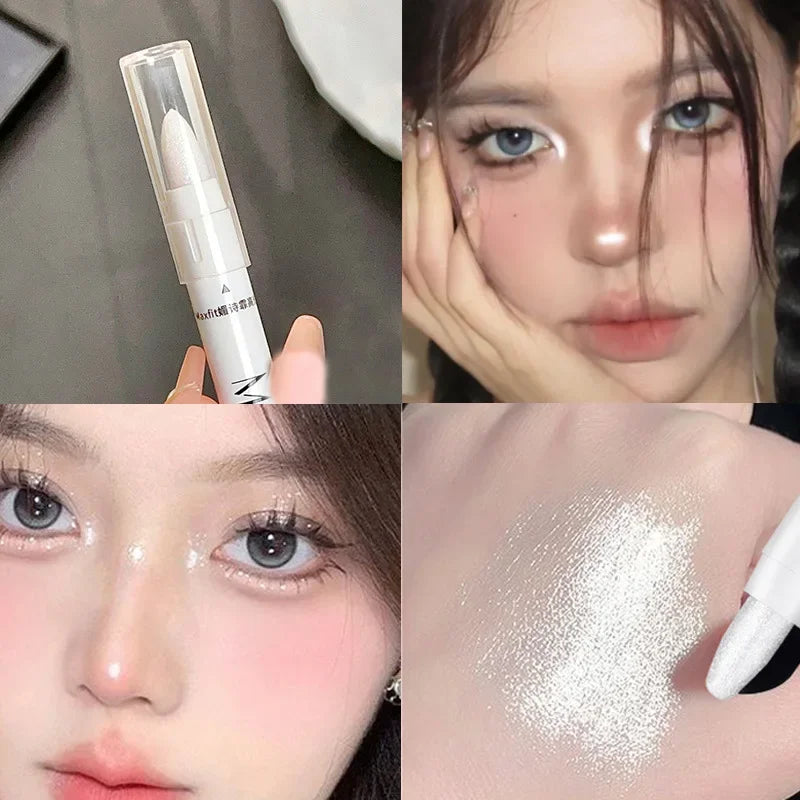 ✨ Shimmer Highlight Stick | Glitter White Eyeshadow & Brightening Pencil ✨