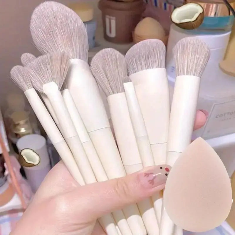 ✨ Professional Makeup Brush Set | Soft & Fluffy Kabuki, Foundation & Eyeshadow Brushes ✨
