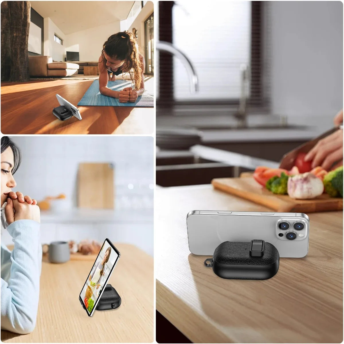 Can be used in mobile phone holders For Airpods 4 Case Shockproof Protective Cover For Airpods Pro 2nd AirPods4 Leather Bracket