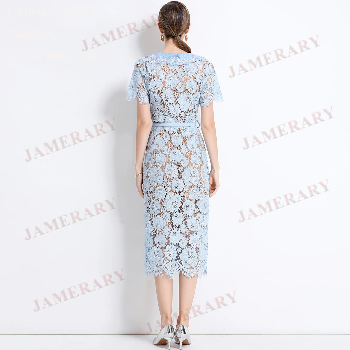 Summer Autumn Diamonds Embroidery Lace Long Sheath Dress Women Short Sleeve Luxury Formal Evening Long Dresses Party Vestidos