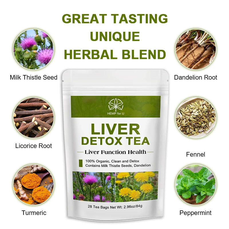 Natural Liver Care, Milk Thistle, Caffeine Free, Liver Detox - Nourish and Support Your Liver Health, Improve Liver Function