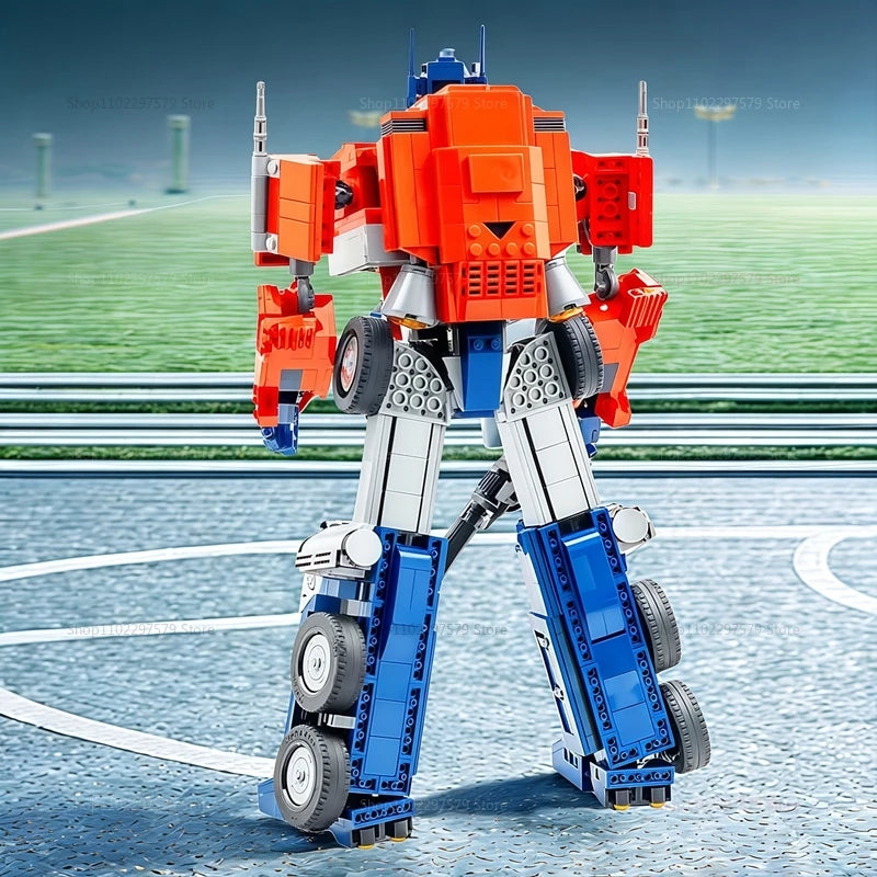 1508PCS Robot Truck Building Blocks Set Creative 2-in-1 Technical Transformation Model Compatible with 10302 Kits Kids Adults