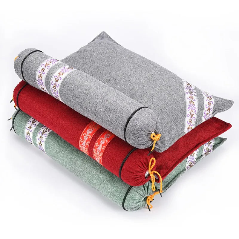 Summer Home Detachable Massage Mugwort Integrated Cervical Pillow Pure Mugwort Circular Mugwort Pillow Shoulder Cerxical Care