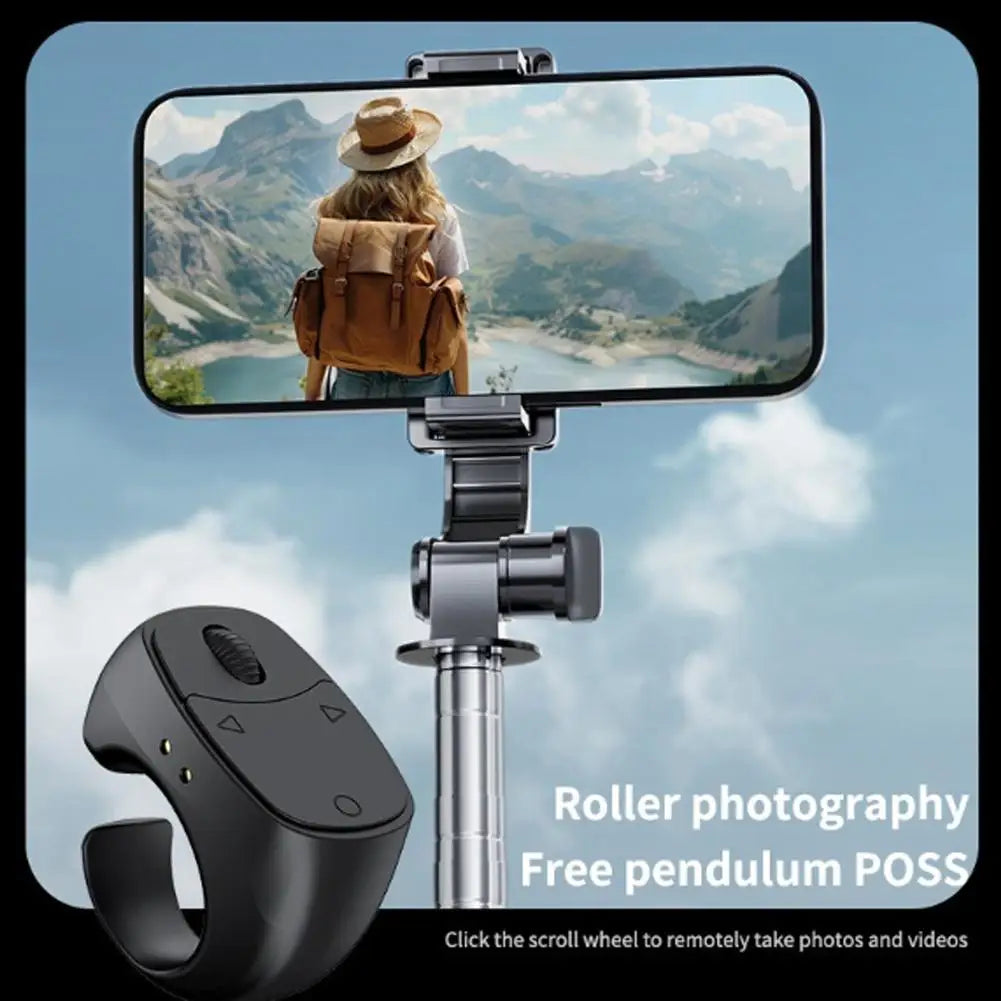 Roller Fingertip Ring Remote Control Wireless Bluetooth Mobile Selfie Mice Video Automatic Page Turner Browsing