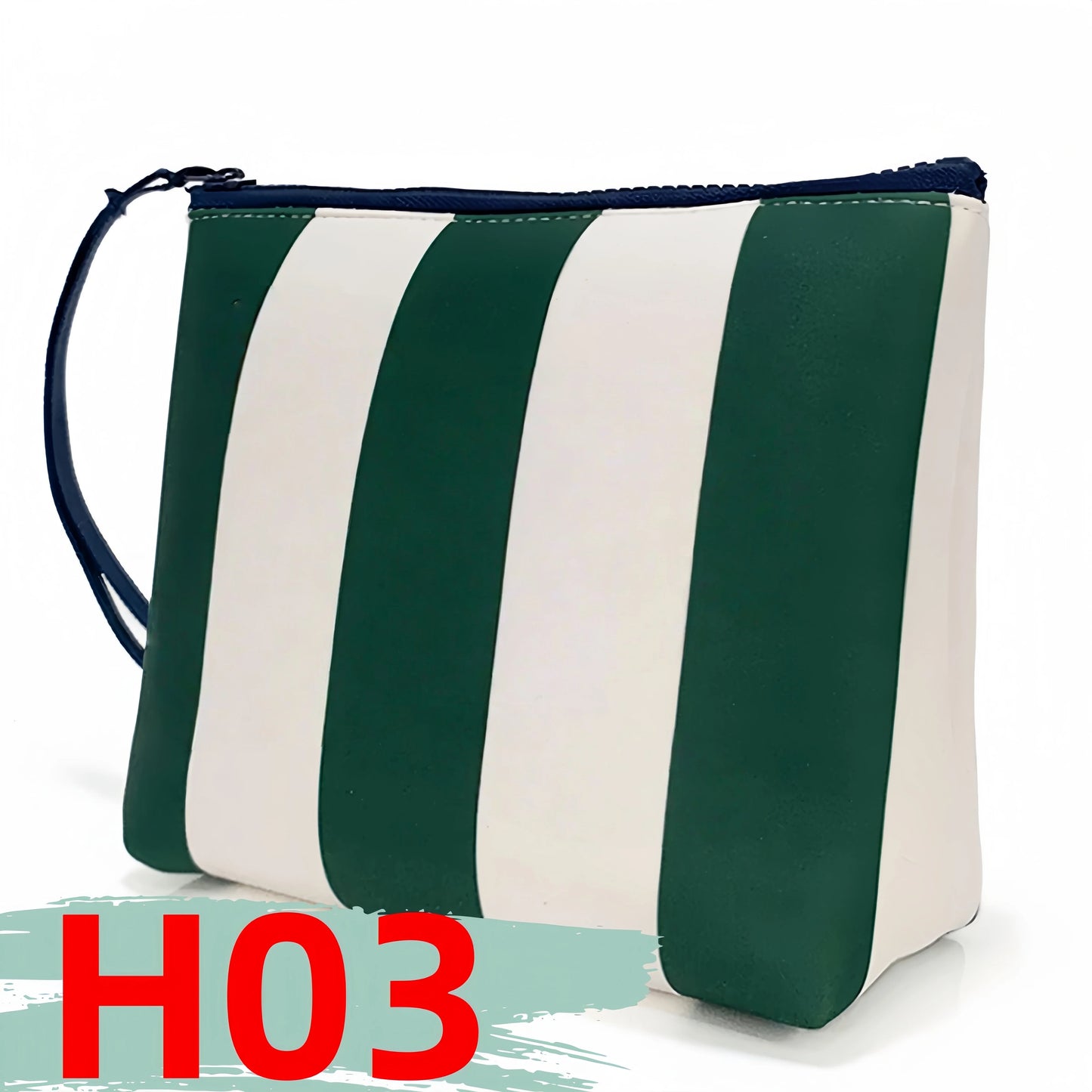 European Italy New Original Trademark cosmetic bag Diving Casual Beach Canvas Striped Tassel Handmade Handbag Tote Travel Bag
