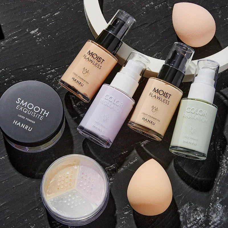 π 4pcs Makeup Gift Set | Flawless Skin, Oil Control & Lasting Glow π