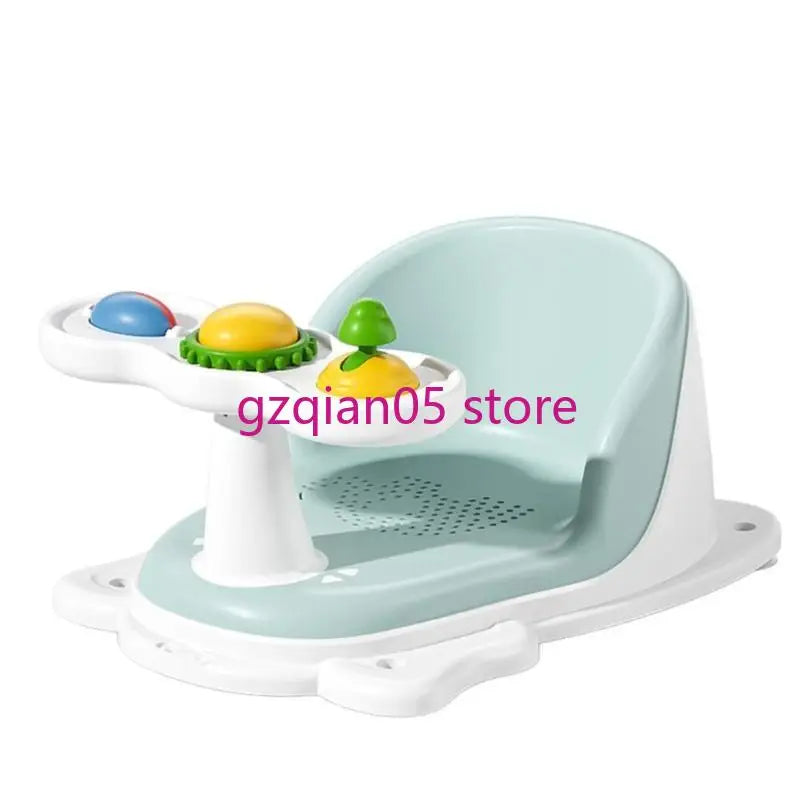N7ME Bathtub Seats Baby Bath Seats with Bottom Suction Cups for Baby 6 Months & Up Provides Backrest Support Bathtub Seats