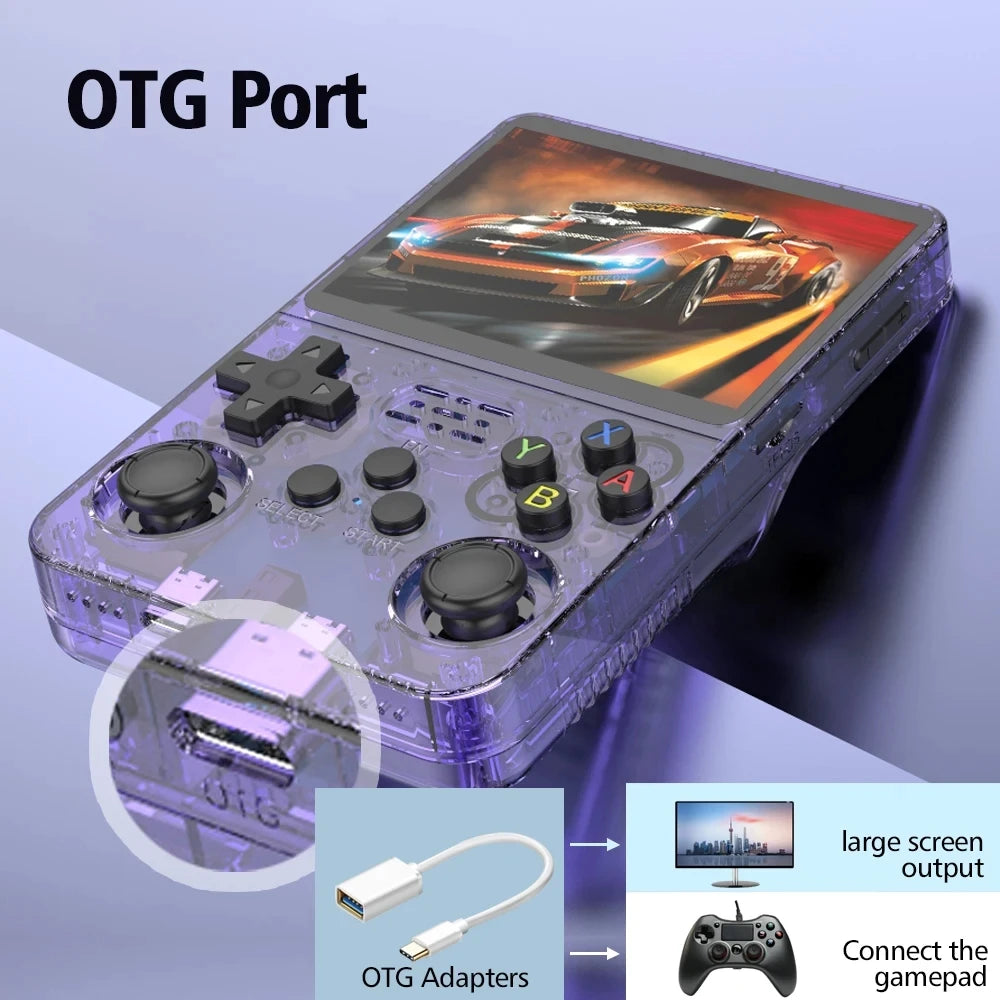 🎮 R36S Retro Pocket Console – 3.5" IPS Screen, Linux, 64GB Games, Multiple Colors 🎮