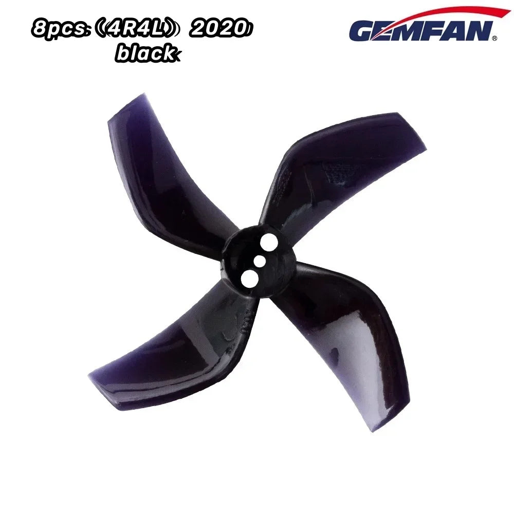 8Pcs / 4Pairs GEMFAN D51 2020 2x2x4 2inch 50.3mm 4-Blade PC Propeller 1.5mm for RC FPV Racing Freestyle Tinywhoop BETA85X Drone