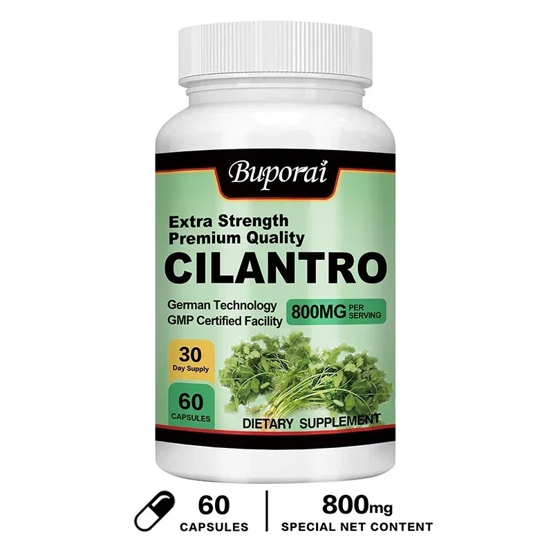 Cilantro Supplement - Rich Source of Antioxidants - Natural Cleansing & Detox Supplement