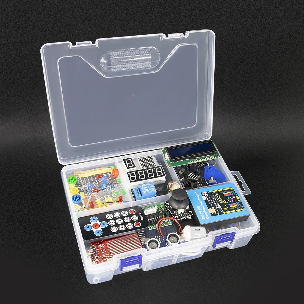 KEYES Complete Starter Kit Programming Learning Kit+40Projects For Arduino UNO R3 Starter Kit+Online Tutorial DIY Electronic Kit