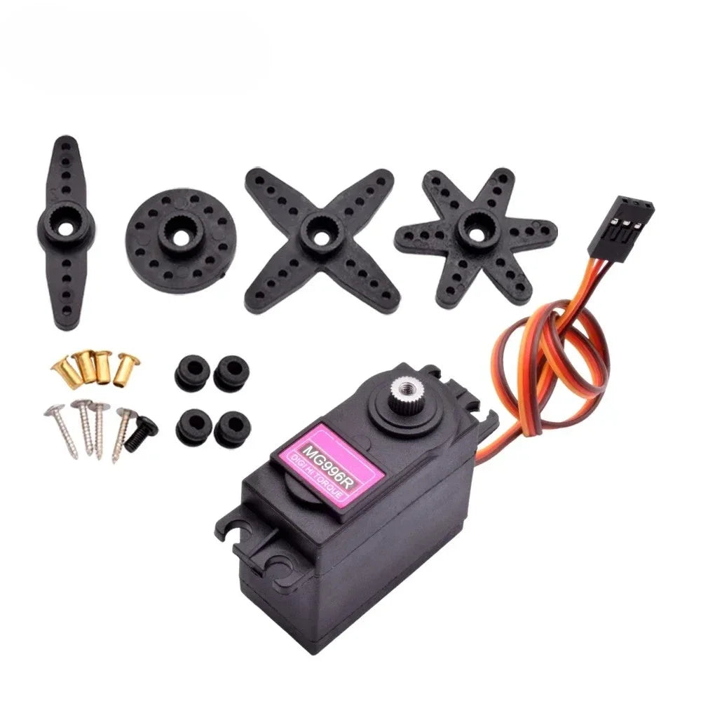 MG996R MG995 Servo Motor 180 360 JR Steering Rotation MG 996 High Speed Torque Metal Gear for RC Car Helicopter Arduino Robot