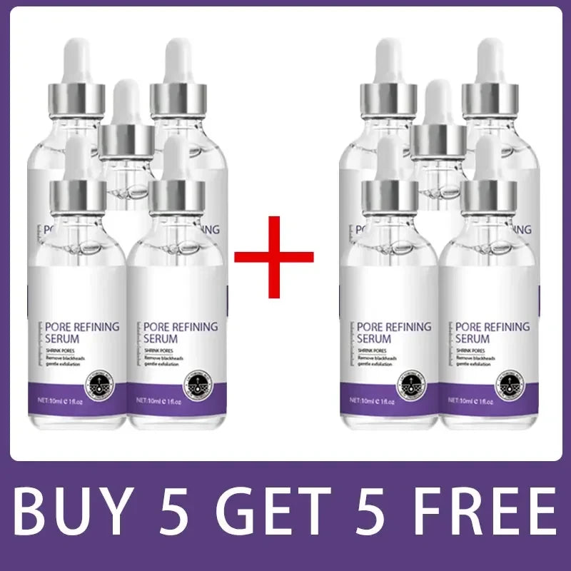 Face Skin Pore Shrinkage Serum Long-Lasting Moisturizing Improves Large Pores Calming Skin Care Essence