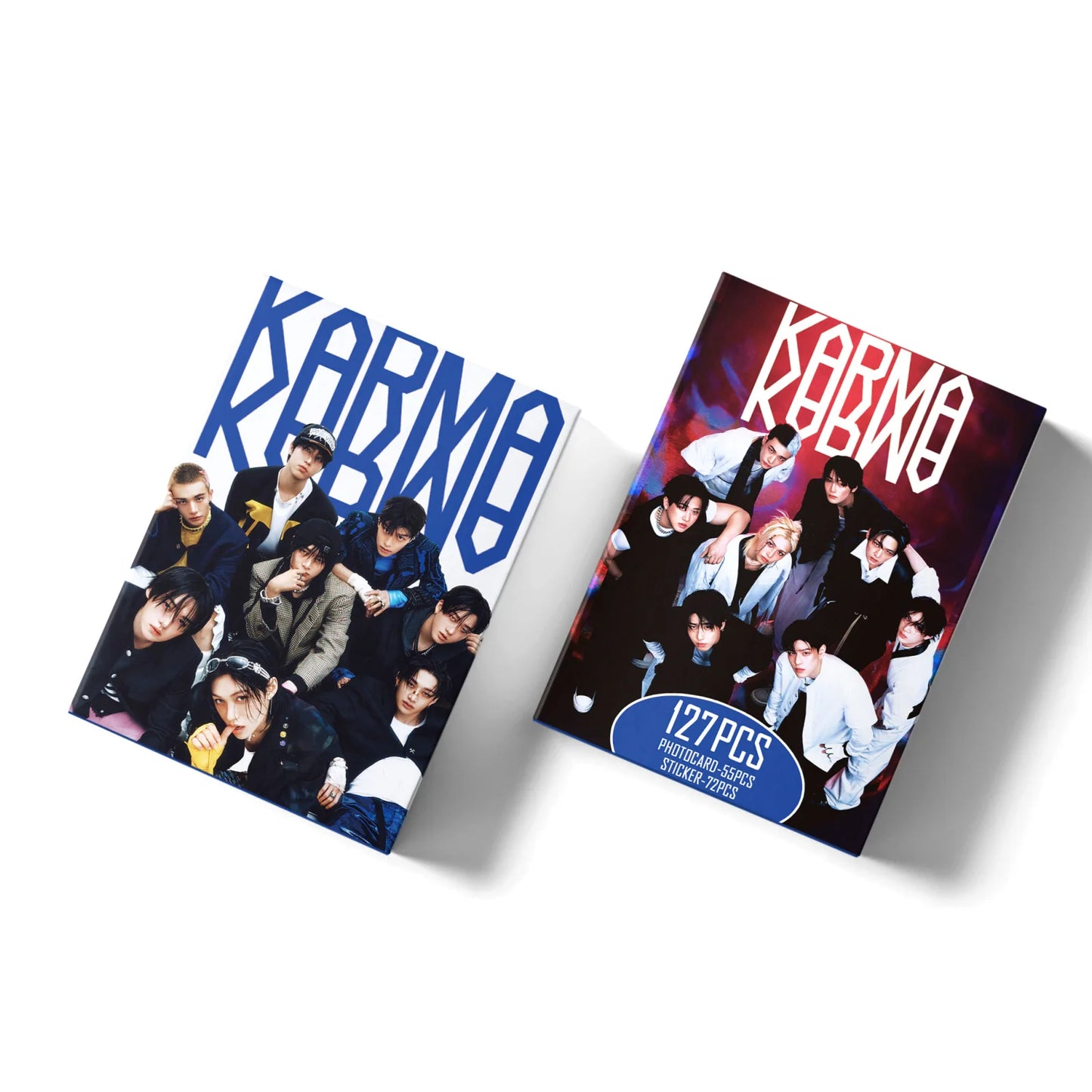127pcs New Album KARMA HOP Photo Card Photocards Stickers Kpop Merch Lomo Cards Set Fans Collection Cards Gift