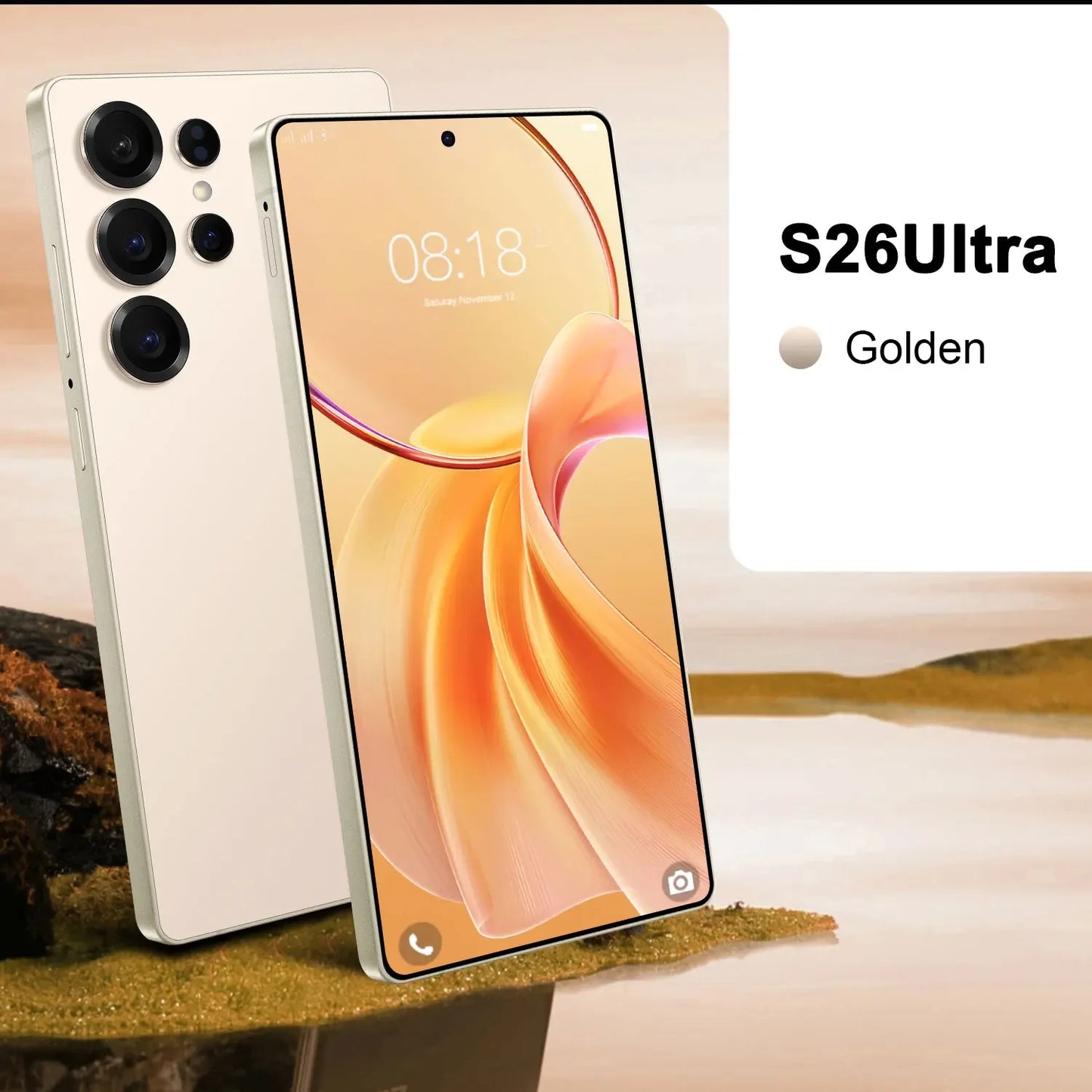 HOT 2025 new S26 Ultra original intelligent 5G dual card dual standby Android 14 system global version 8800mAh battery