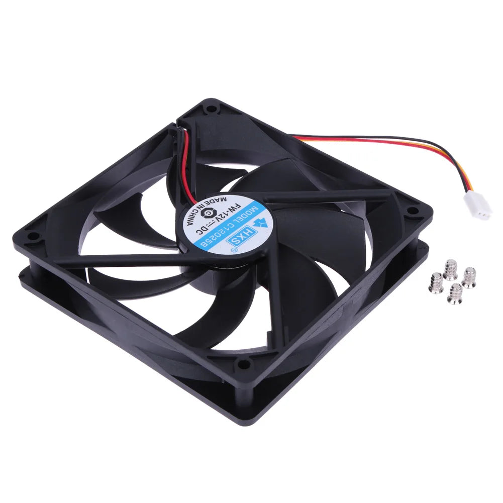 12cm 120mm for DC Brushless Fan 12V 0.25A 2 Lines 2pin Connector High Speed Server Computer Chassis Power Cooling Fan