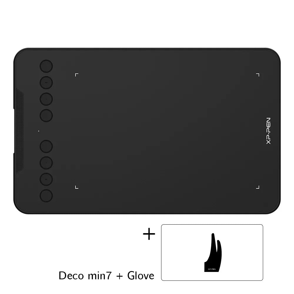 XPPen 7*4.3 Inch 16K Pressure Level Graphics Tablet Deco Mini7 V2 Digital Drawing Tablet 8 Keys for Android Mac Windows Chrome