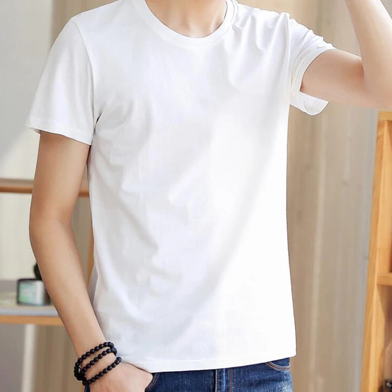 Add Your Own Custom Text Name Personalized Message Men's T Shirt Casual Dress High Quality MensT-shirt5xL