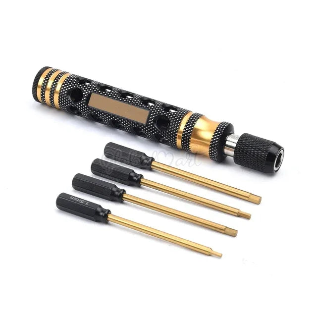 AANEW Metal Hexagonal Wrenches Screw drivers Tools Kit 1.5mm 2.0mm 2.5mm 3.0mm 1.5/2.0/2.5/3.0mm for RC Models Multirotor