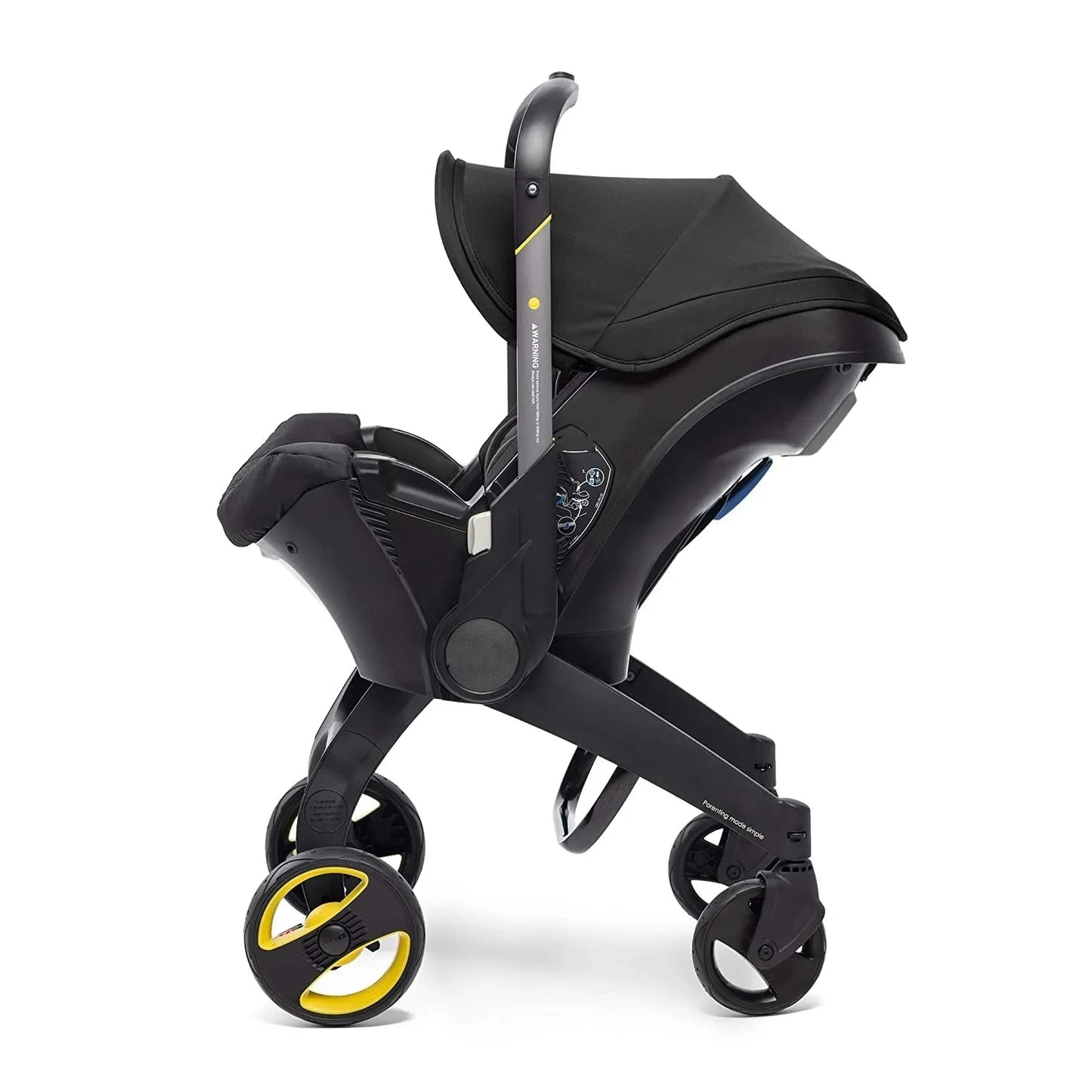 Compact Baby Stroller 4 in 1 Car Seat Stroller Lightweight Pushchair All in One Travel System for Newborns Travel Pram Doona