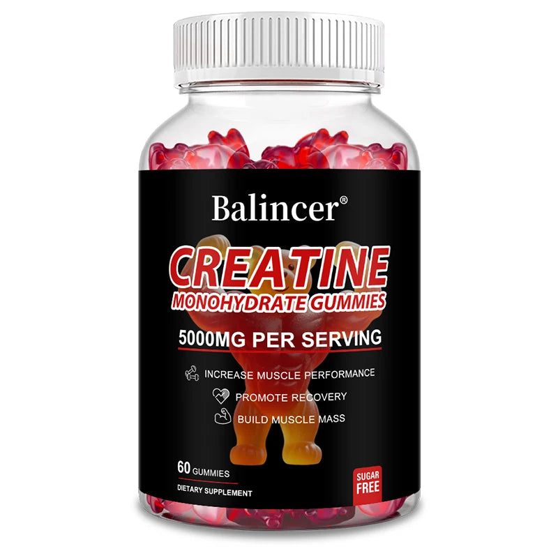 πͺ Creatine Monohydrate Gummies | Pre/Post Workout Energy & Muscle Support πͺ