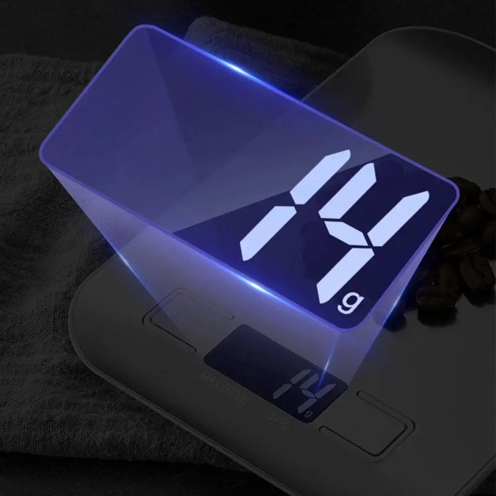 5kg/1g Portable Electronic Digital Kitchen Scale LCD High Precision Scales Food Coffee Balance Measuring Weight Baking Scale