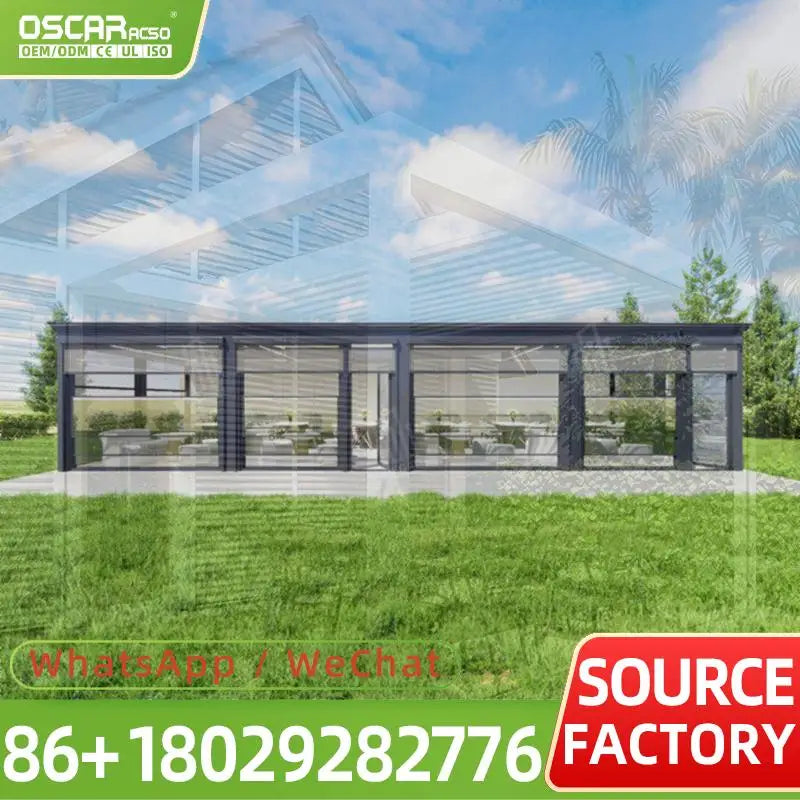 Open Terrace Gazebo With Electronic Patio Cover Louver Canopies For Backyard Garden Outdoor pergola