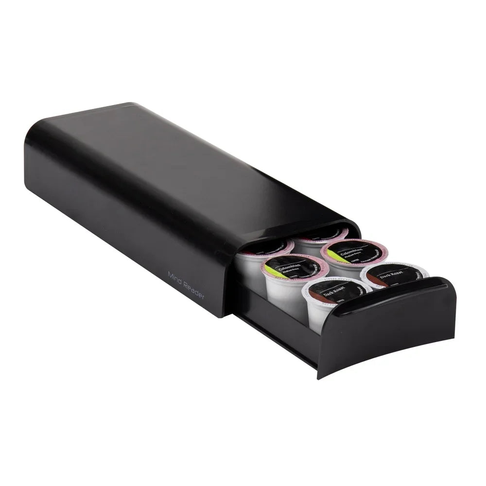Single Serve Coffee Pod Storage Organizer Durable Compact Non-Slip Drawer Space Saving Easy Maintenance Kitchen Accessory