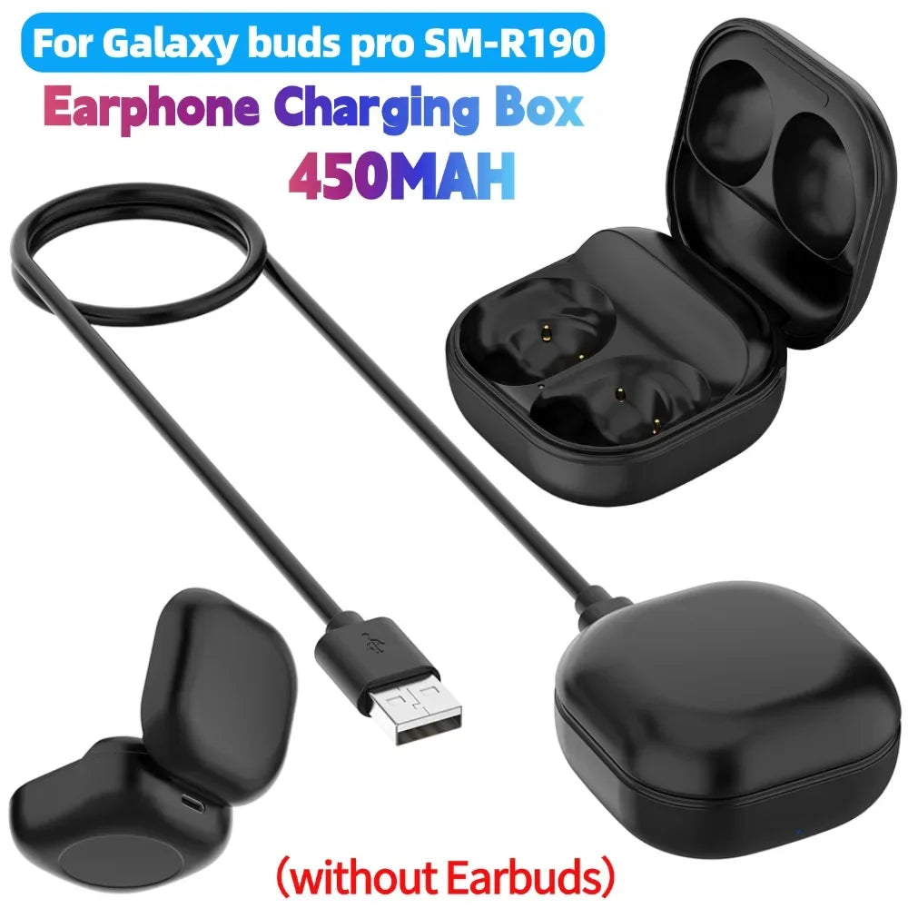For Samsung Galaxy Buds Pro SM-R190 Headphone Charger Support USB Charging Case 450MAH 1.48Wh Headset Charging Dock Station Box