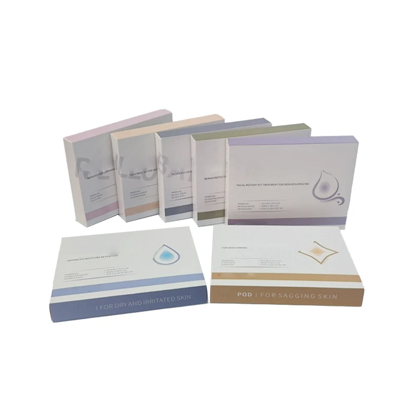 New Arrival 7 Type CO2 Oxygen Bubble Capsule Kit Skin Exfoliation Oxygen Bubble Pods Skin Care Beauty Serum Device