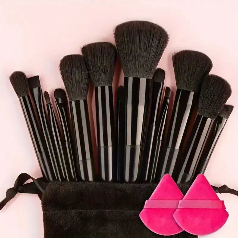 ✨ Professional Makeup Brush Set | Soft & Fluffy Kabuki, Foundation & Eyeshadow Brushes ✨