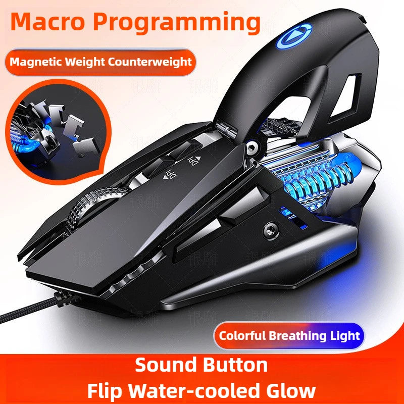 🖱️ G10 Pro RGB Gaming Mouse – Wired Mechanical, 200–7200 DPI, Macro Programmable 🖱️