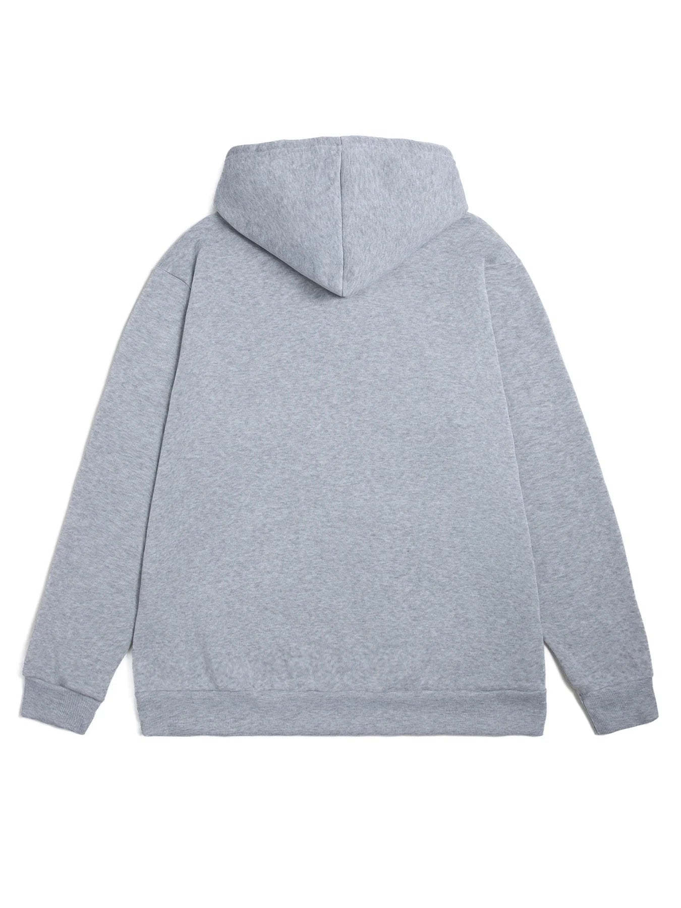 Men's autumn and winter casual fashion loose plus size Boston 1997 print fleece warm long sleeved hooded sweatshirt pullover