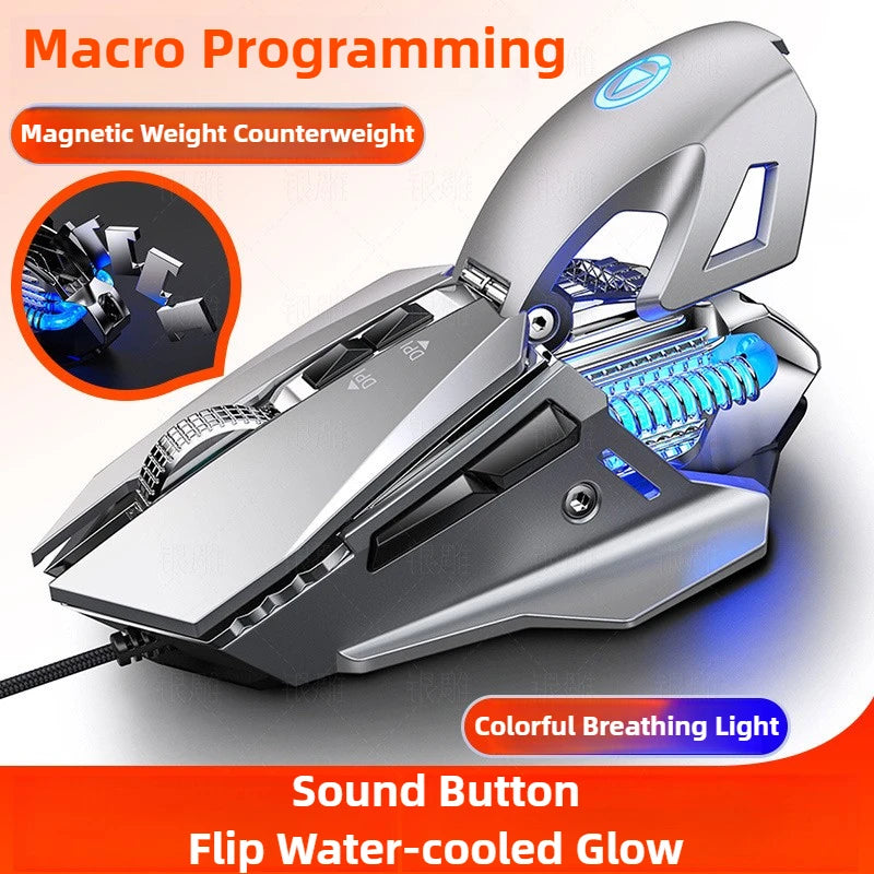 🖱️ G10 Pro RGB Gaming Mouse – Wired Mechanical, 200–7200 DPI, Macro Programmable 🖱️