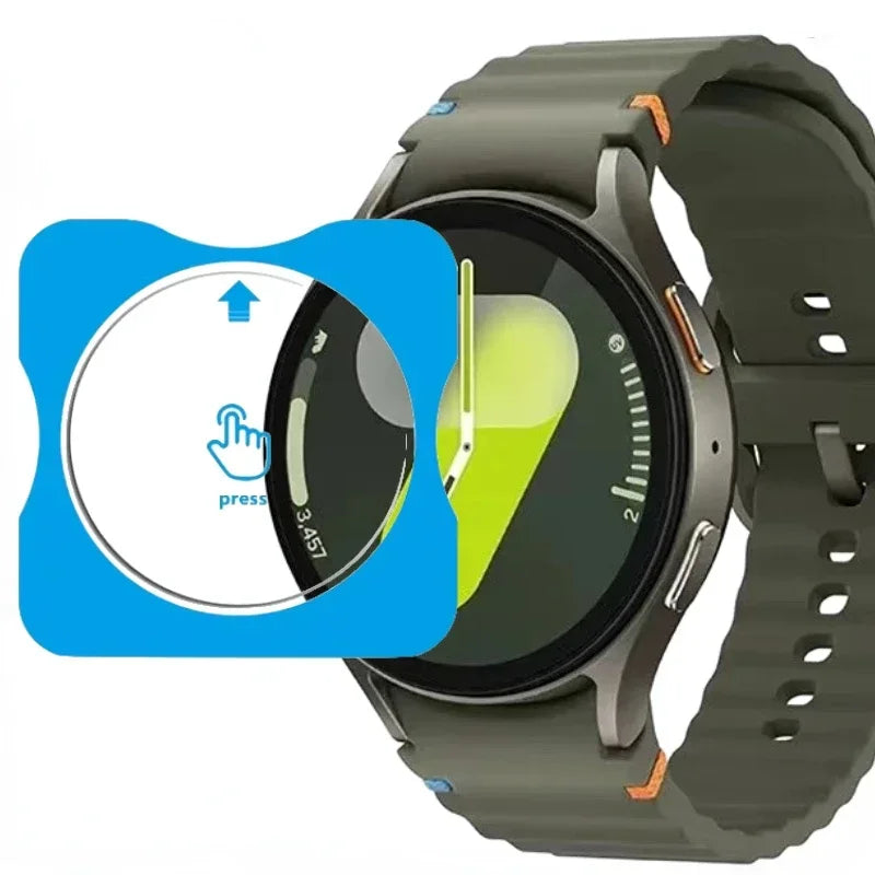 Quick Pasting Screen Film for Samsung Galaxy Watch Ultra 47mm Glass Protective Film Watch 8 7 6 5 4 40mm 44mm 8/6/4 Classic 46mm