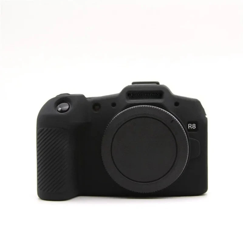 For Canon EOS R8 Camera Silicone Cover Anti-slip Grip Soft Protective Case Dustproof Anti-fall Portable Camera Bag