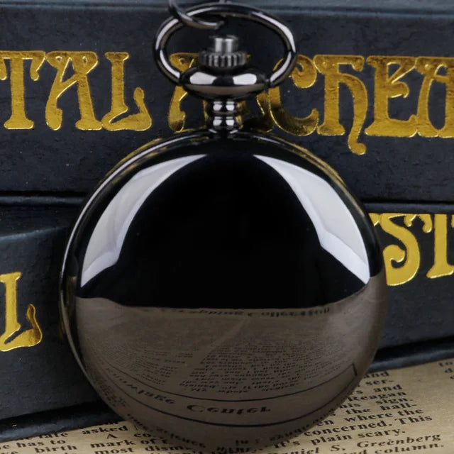 Luxury Gold Quartz Pocket Watch Gift Box Set For Family Fashion Casual Necklace Pendant Unisex Pocket&Fob Chain Watches with Box