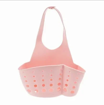 Adjustable Silicone Sink Shelf Drain Basket Sink Faucet Hanging Holder Drainer Sponge Drain Rack Home Storage Kitchen Accessorie