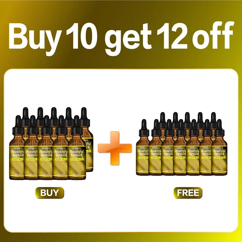 Buttocks oil Enlarge buttocks Make them fuller Rounder More upright Shape