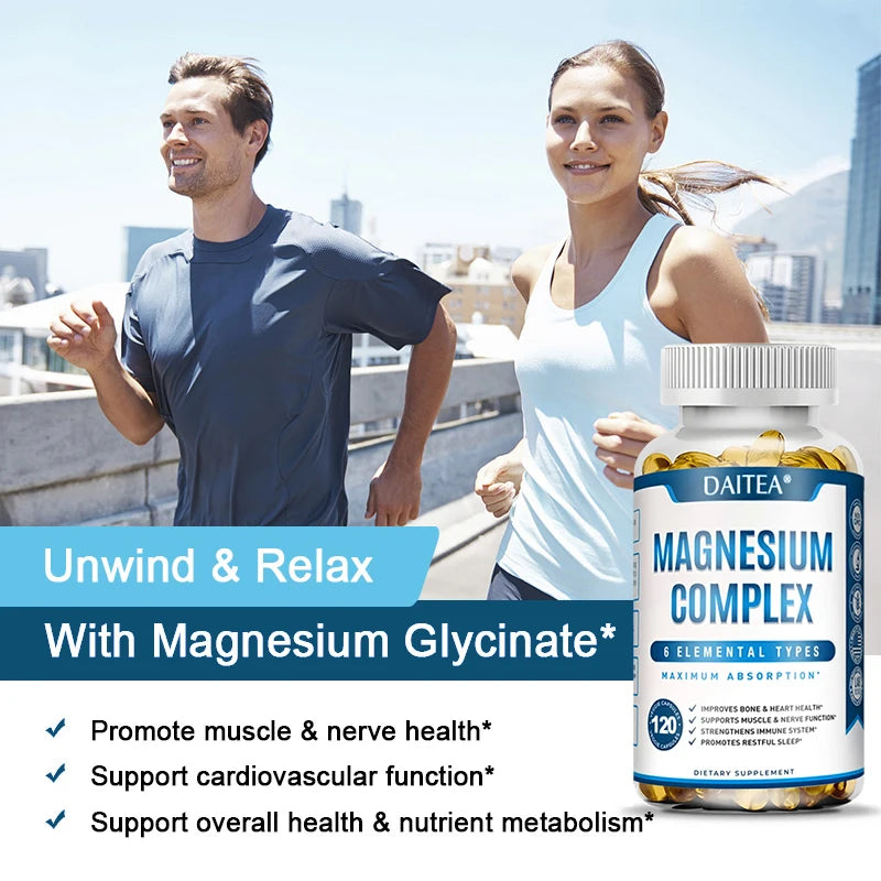 π Magnesium Complex Capsules | Bone, Muscle & Heart Support π