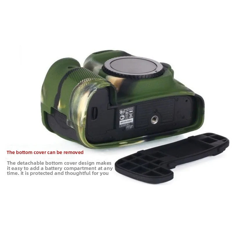 Silicone case camera Bag For Nikon D800 / D800E soft silicone protector skin cover case