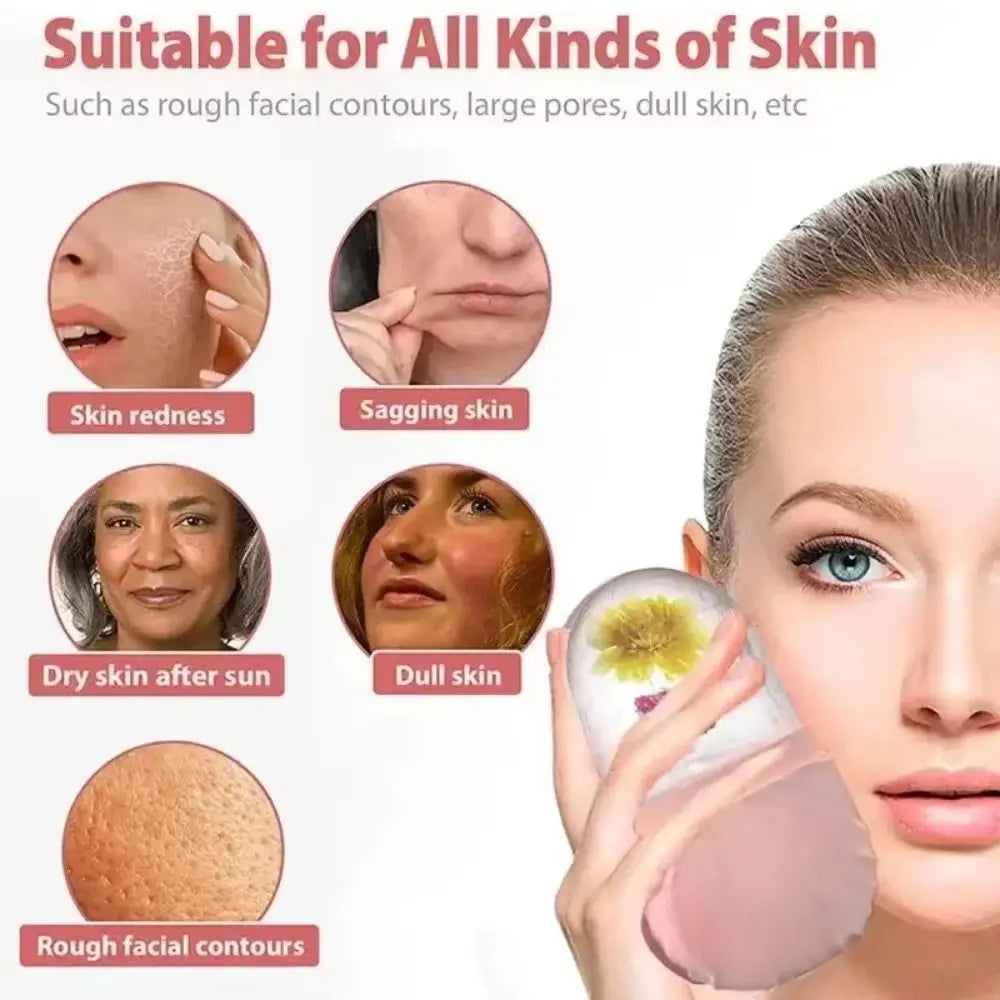 Silicone Ice Roller for Face Beauty Skin Care Tools Reusable Facial Massager Face Lifting Contouring Ice Cube Trays