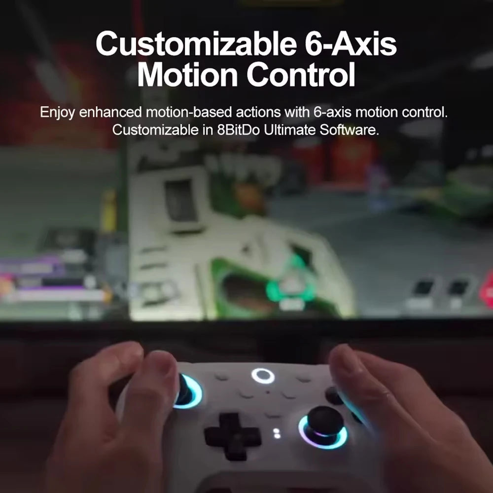 ๐ฎ 8BitDo Ultimate 2 Controller โ Wireless Gamepad with TMR RGB Lighting & 8-Speed Tech ๐ฎ