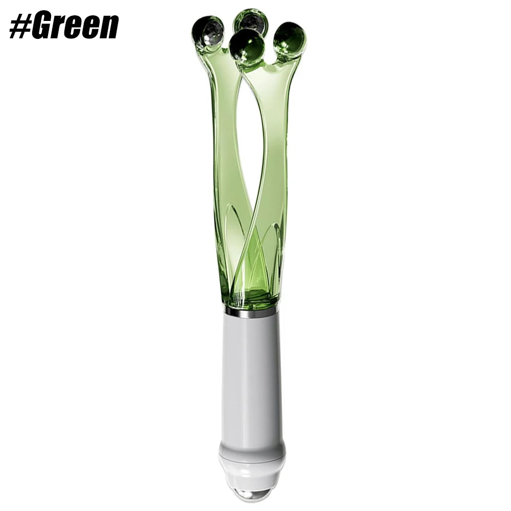 1/2PCS Finger Massager Roller with Stainless Steel Beads, Dual Head 360 Degree Rolling Design, 4 Sided Massager for Hand Relax